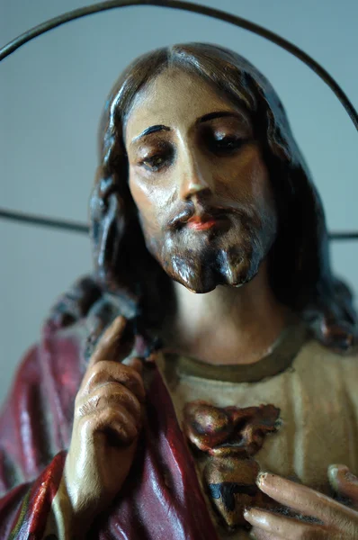 Деталі скульптури Ісуса Христа — стокове фото
