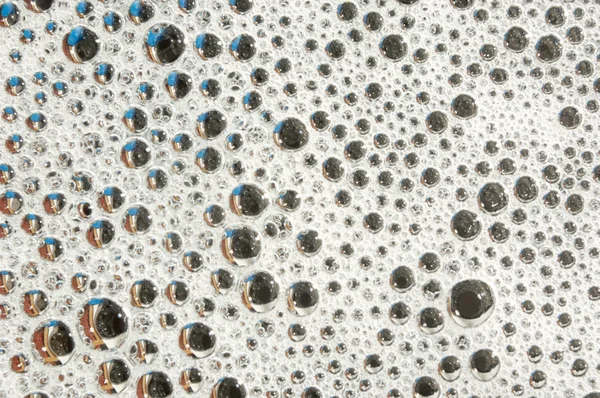 Detalle de las burbujas de jabón — Foto de Stock