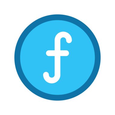 Aruba Hollanda Guilder para biriminin görüntü vektör ikonu. Doldurulmuş satır biçimi simgesi. Beyaz arkaplanda vektör çizimi izole edildi. Web sitesi veya uygulama tasarımı için mükemmel.