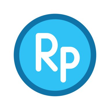 Endonezya Rupiah para biriminin görsel vektör ikonu. Doldurulmuş satır biçimi simgesi. Beyaz arkaplanda vektör çizimi izole edildi. Web sitesi veya uygulama tasarımı için mükemmel.