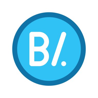 Panama Balboa para biriminin görsel vektör ikonu. Doldurulmuş satır biçimi simgesi. Beyaz arkaplanda vektör çizimi izole edildi. Web sitesi veya uygulama tasarımı için mükemmel.