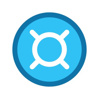 Genel para biriminin görsel vektör grafik simgesi. Doldurulmuş satır biçimi simgesi. Beyaz arkaplanda vektör çizimi izole edildi. Web sitesi veya uygulama tasarımı için mükemmel.