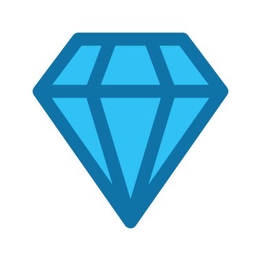 Diamond 'ın illüstrasyon vektör grafik simgesi. Dolu Satır Biçimi Simgesi. Beyaz arkaplanda vektör çizimi izole edildi. Web sitesi veya uygulama tasarımı için mükemmel.