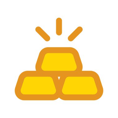 Altın resimli vektör grafik ikonu. Dolu Satır Biçimi Simgesi. Beyaz arkaplanda vektör çizimi izole edildi. Web sitesi veya uygulama tasarımı için mükemmel.