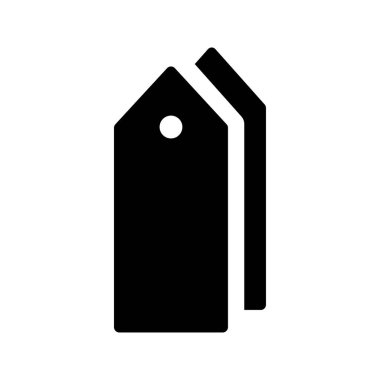 Price Tag Simgesinin illüstrasyon vektör grafik simgesi. Katı Biçim Simgesi. Beyaz arkaplanda vektör çizimi izole edildi. Web sitesi veya uygulama tasarımı için mükemmel.