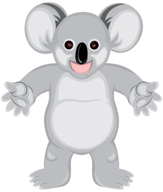 vektör şirin koala