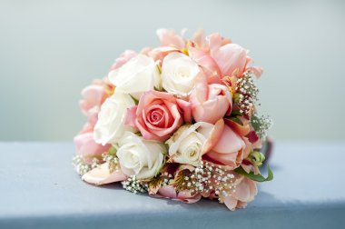 Buket gül düğün için