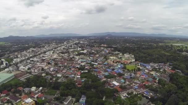 Pak chong Cidade tiro aéreo . — Vídeo de Stock