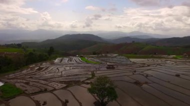 Hava atış pirinç alan, Chiang Mai, Tayland
