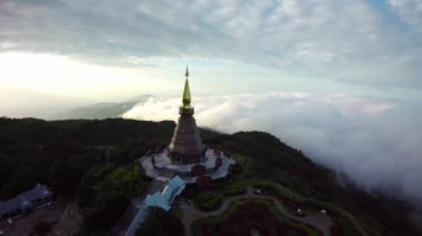 Doi Inthanon Chiang Mai, Tayland, Thailand, havadan görünümü