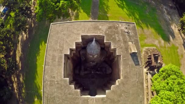 Colpo volante a Sukhothai, Thailandia — Video Stock