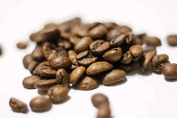 Granos de café en macro —  Fotos de Stock