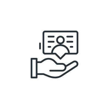 Müşteri Sohbeti Simgesi Taslak Biçimi