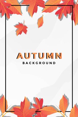 dikey sonbahar yaprakları arkaplanı