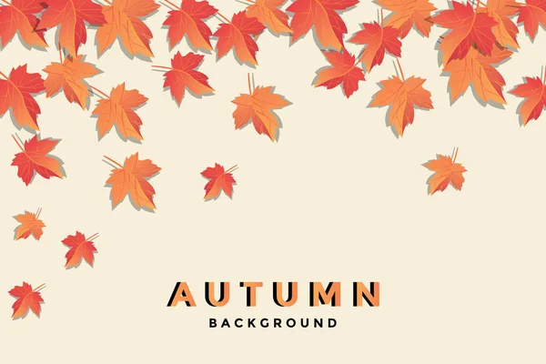 Vektor Herbst Blätter Hintergrund — Stockvektor