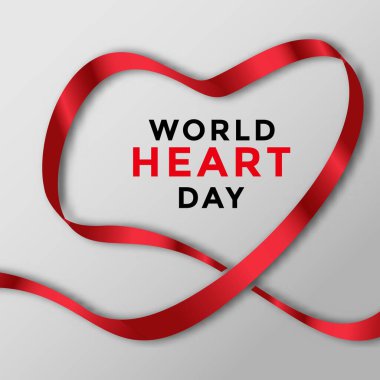 Kalp şeklinde bant ile dünya günü