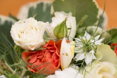 gelin düğün çiçeği buket ayrıntıları