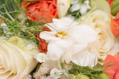 gelin düğün çiçeği buket ayrıntıları