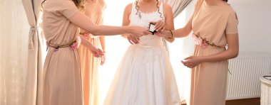 Gelin hazırlama detayları düğün töreninden önce