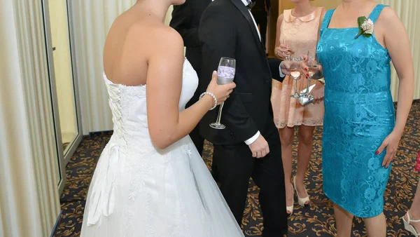 Guests Arriving Wedding Ceremony — Stock Photo, Image