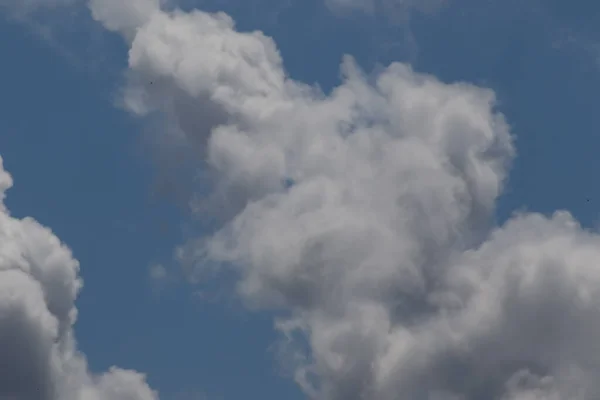 Nuages Sombres Orageux Dans Ciel — Photo