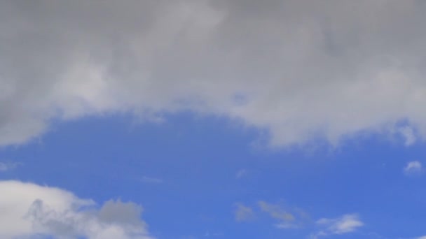 Burzliwe Ciemne Chmury Niebie — Wideo stockowe