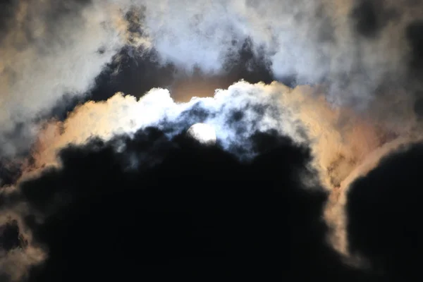 Wolkenformationen Einem Regnerischen Tag — Stockfoto