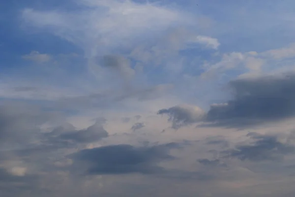 cloud formations on a rainy day