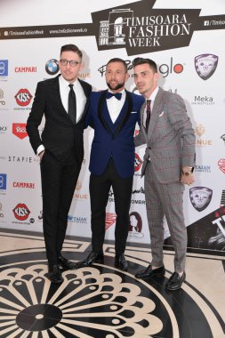 TIMISOARA, ROMANIA - 14 Mayıs 2019: Timisoara Moda Haftası 'na konuklar ve yetkililer geliyor 