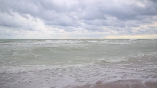 日落时海浪的细节 — 图库视频影像