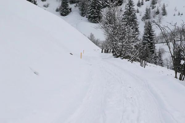 Paisaje Invernal Grossarl Austia —  Fotos de Stock