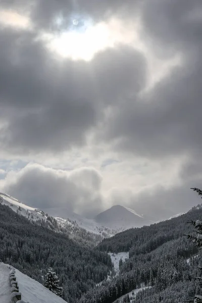 Paisagem Inverno Alpes Austríacos — Fotografia de Stock