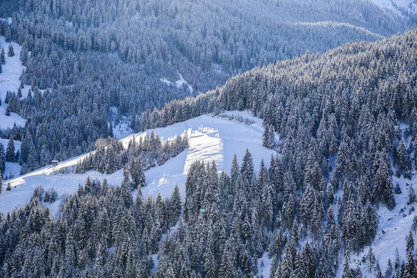 Paisagem Inverno Alpes Austríacos — Fotografia de Stock
