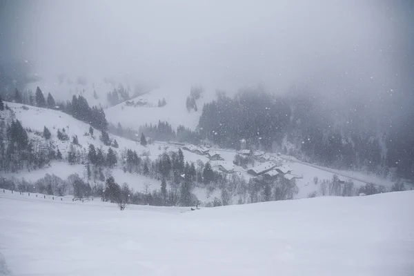 Крижаний Зимовий Ландшафт Гроссерлі Австрія — стокове фото