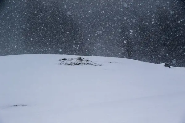 Paisaje Nublado Invierno Grossarl Austria —  Fotos de Stock