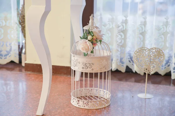 Flower Decoration Wedding Reception — Stock Photo, Image