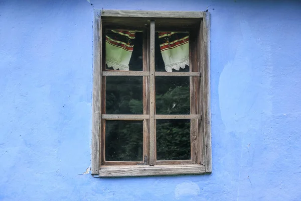 Traditionele Oude Boerenwoning Details Sibiu Stad Roemenië Europa — Stockfoto