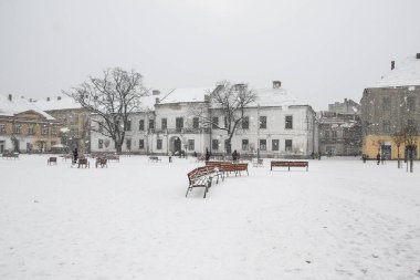 Kentin şiddetli kar yağışı