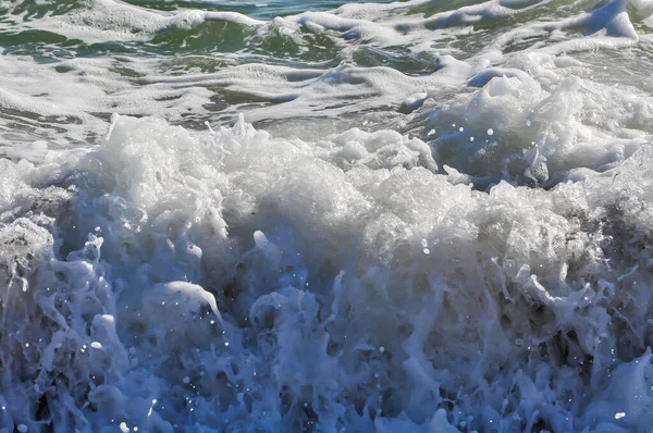 Океанічні Хвилі Морська Піна Бризки Води — стокове фото