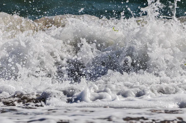 Океанічні Хвилі Морська Піна Бризки Води — стокове фото