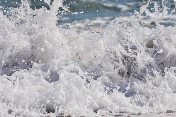 Океанічні Хвилі Морська Піна Бризки Води — стокове фото