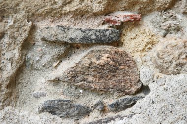 çatlaklı turuncu beton duvar dokusu