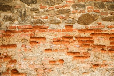 çatlaklı turuncu beton duvar dokusu