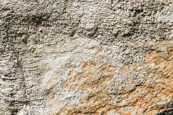 Texture Murale Béton Orange Avec Fissures — Photo