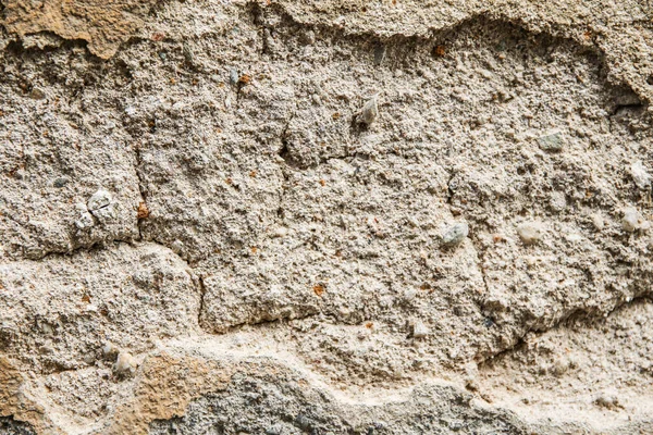 Orange Betong Vägg Struktur Med Sprickor — Stockfoto