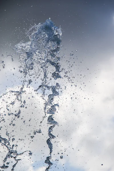 Salpicadura Agua Cielo —  Fotos de Stock