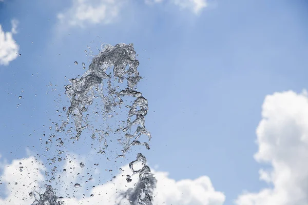 Éclaboussures Eau Dans Ciel — Photo