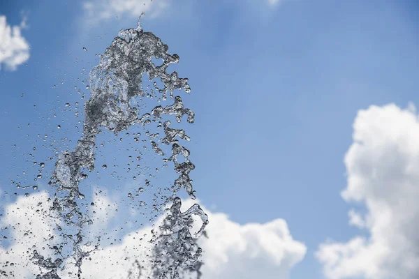 Éclaboussures Eau Dans Ciel — Photo