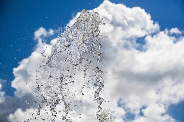 Éclaboussures Eau Dans Ciel — Photo