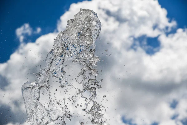 Бризки Води Небі — стокове фото